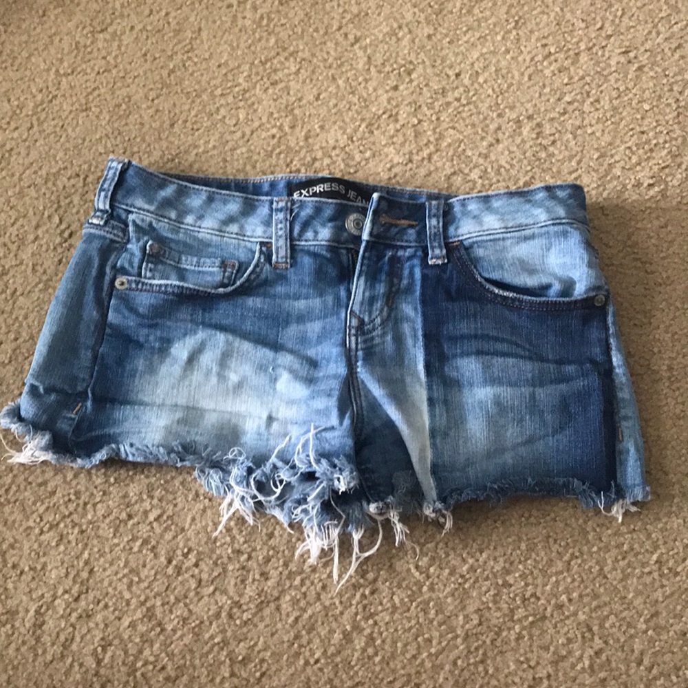 funky jean shorts
